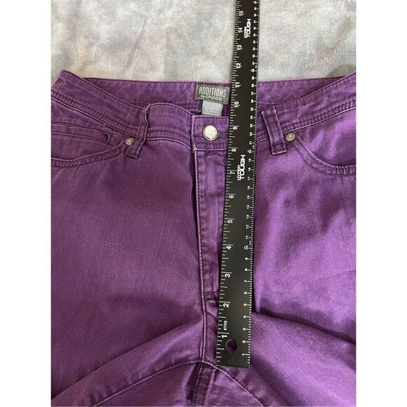 Additions by Chicos Jeans Womens Size 0.5 Small Purple Straight Leg Mid-Rise - Picture 5 of 7